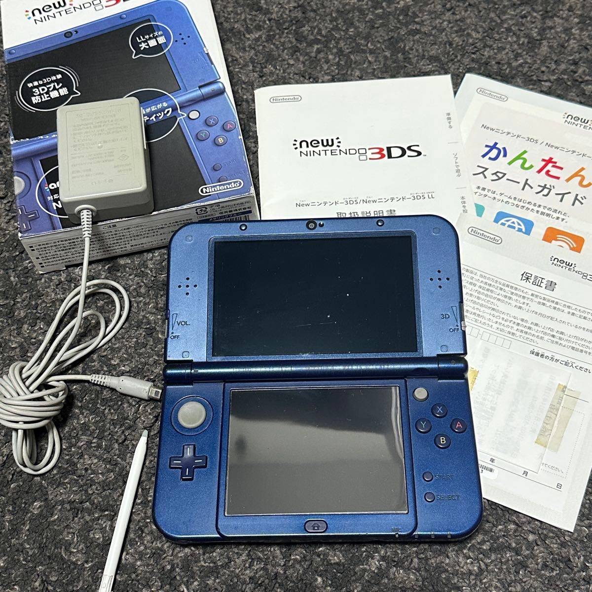 Nintendo 3DS LL メタリックブルー 任天堂 ニンテンドー3DS 初期 Nintendo 3DS LL メタリックブルー 任天堂 ニンテンドー3DS 初期