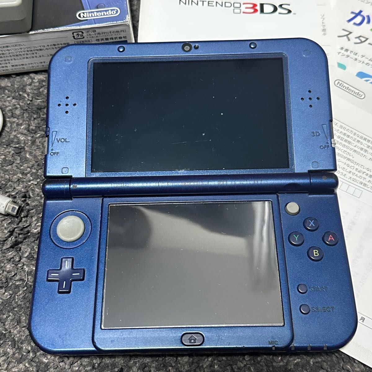 Nintendo 3DS LL メタリックブルー 任天堂 ニンテンドー3DS 初期 Nintendo 3DS LL メタリックブルー 任天堂 ニンテンドー3DS 初期