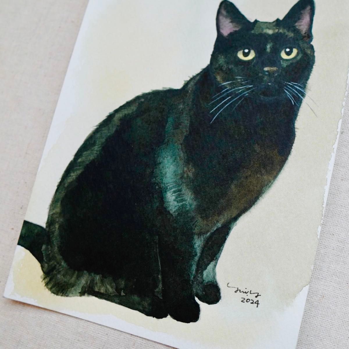猫の絵 234 水彩画 原画 黒猫|Yahoo!フリマ(旧PayPayフリマ) 猫の絵 234 水彩画 原画 黒猫|Yahoo!フリマ(旧PayPayフリマ)