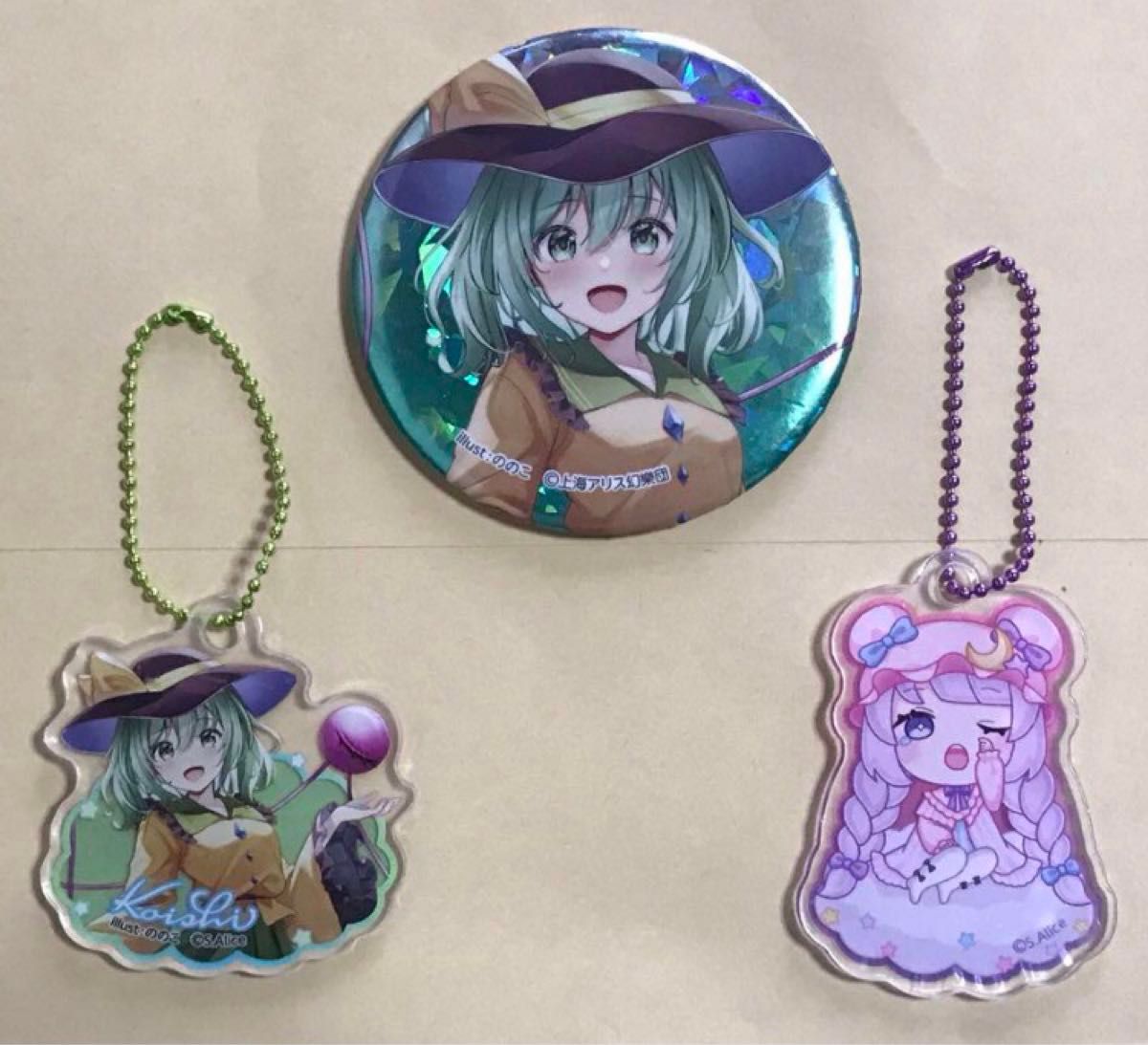 東方Project ダイソー BIGホログラム缶バッジ アクリル 東方Project ダイソー BIGホログラム缶バッジ アクリル