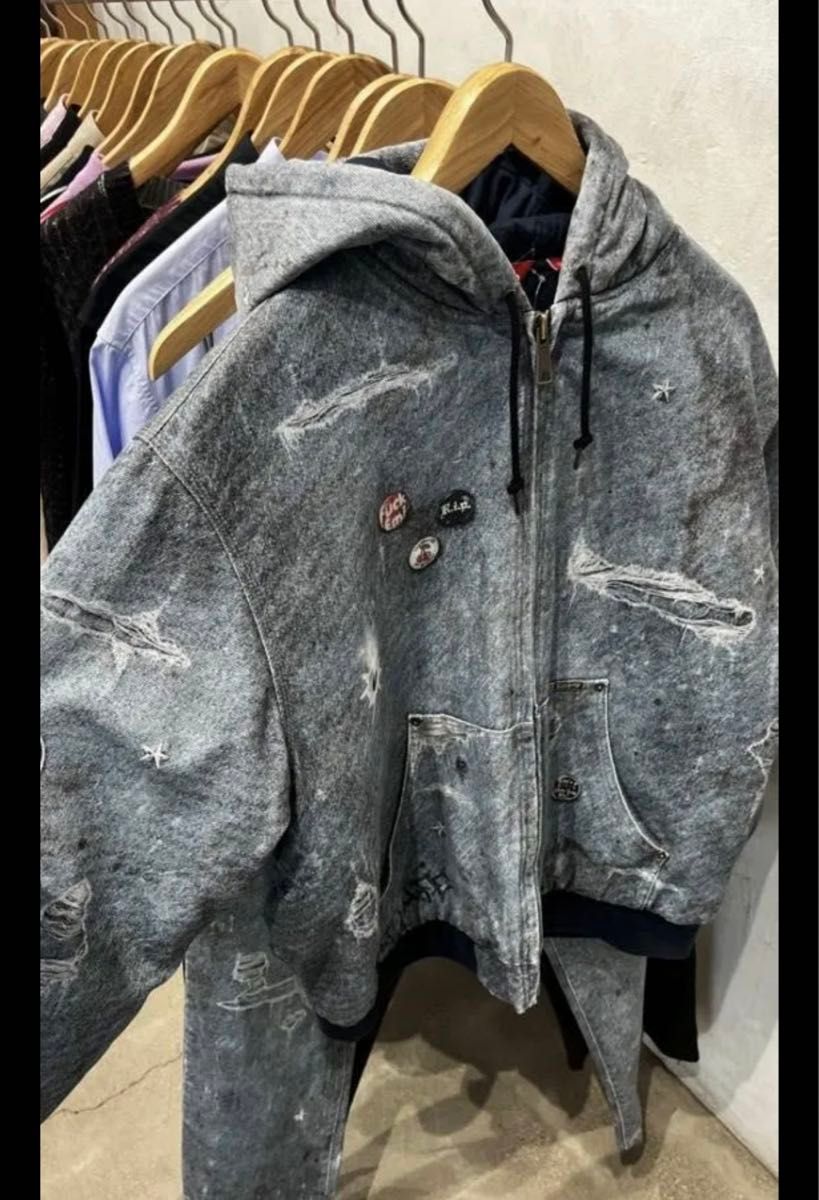 Supreme HJR Trompe Loeil Hooded Work Jacket Supreme HJR Trompe Loeil Hooded Work Jacket