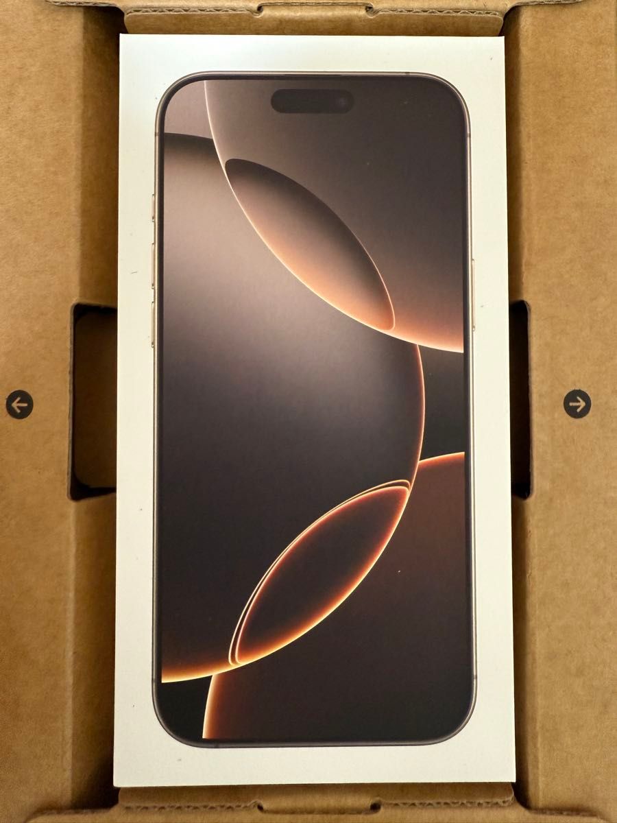 新品未開封】iPhone 16 Pro Max 256GB デザートチタニウム 新品未開封】iPhone 16 Pro Max 256GB デザートチタニウム