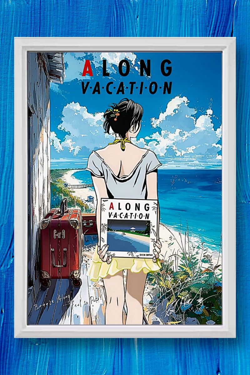 大瀧詠一 / 江口寿史・A LONG VACATION ロンバケ 【A4サイズ写真 大瀧詠一 / 江口寿史・A LONG VACATION ロンバケ 【A4サイズ写真
