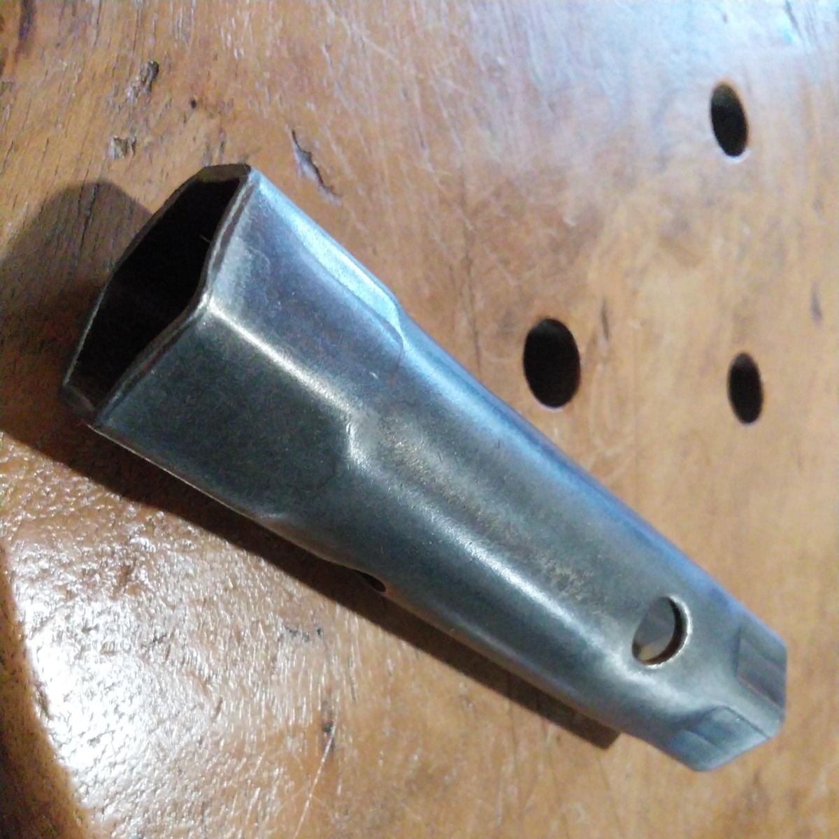 車載工具 整備用工具　プラグレンチ　plug　wrench メーカー不明　サイズ19-21mm. 全長100.0mm. 点火プラグ用　_画像2