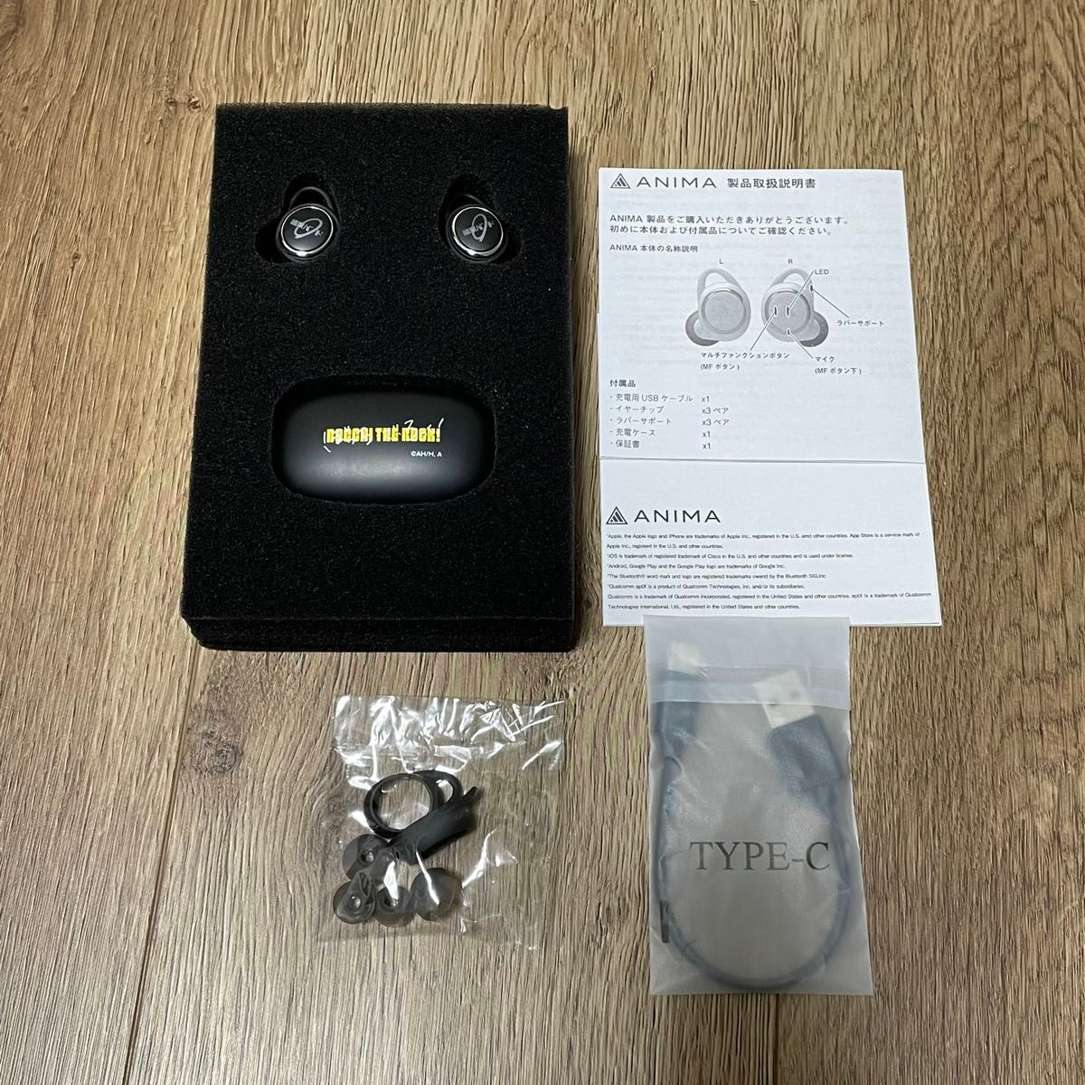 ANIMA ワイヤレスイヤホン 結束バンド ぼっちざロック AOW01 ANIMA ワイヤレスイヤホン 結束バンド ぼっちざロック AOW01