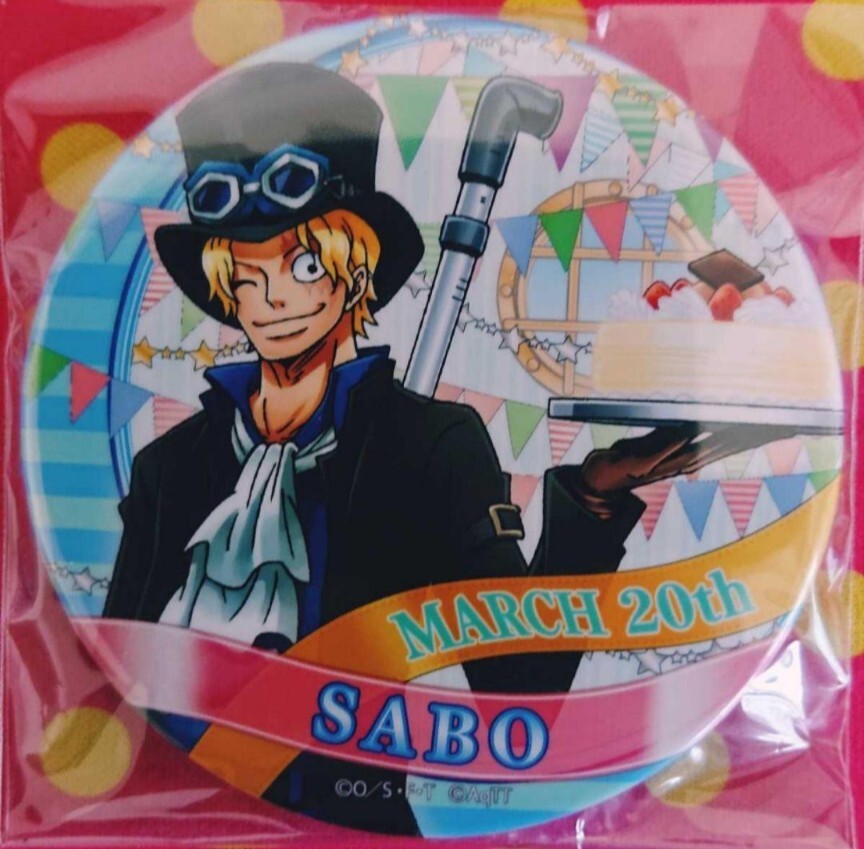 ONE PIECE ワンピース サンジ トンガリ缶バッジ バースデー ONE PIECE ワンピース サンジ トンガリ缶バッジ バースデー
