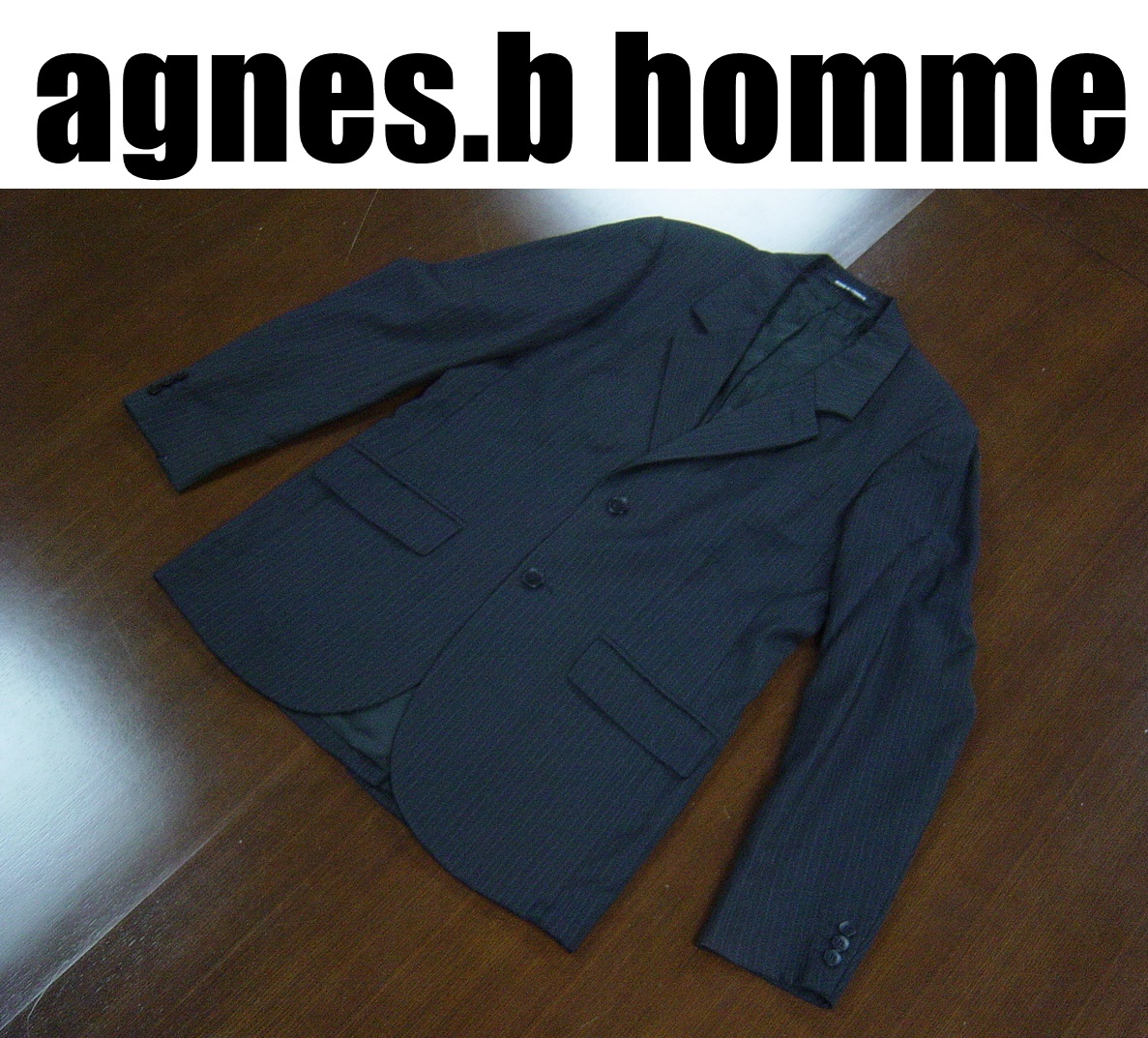 agnes.b homme Agnes B Homme tailored jacket / suit jacket / size 50