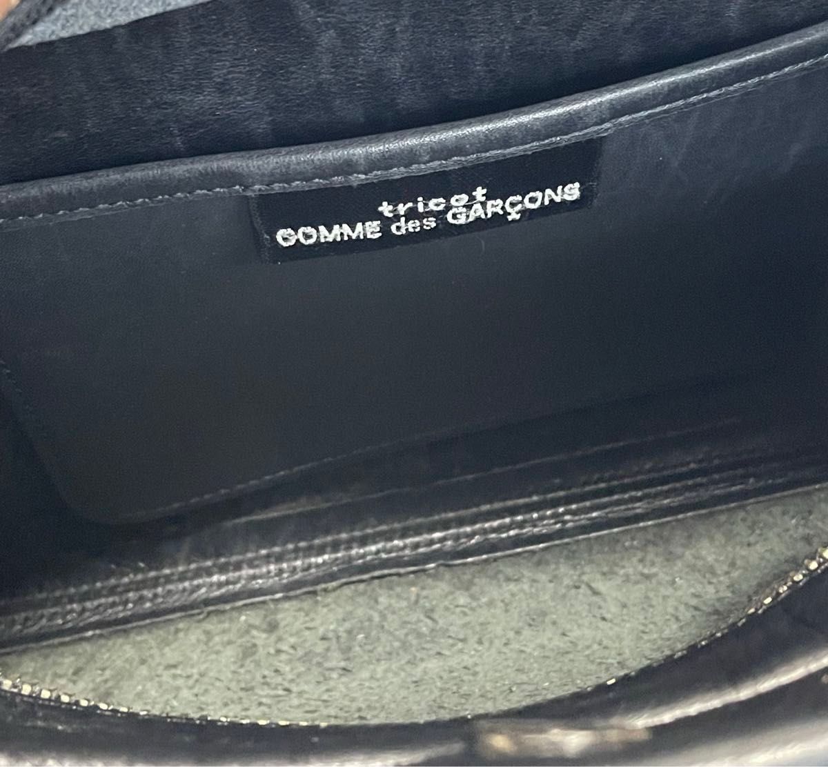 tricot COMME des GARCONSトリココムデギャルソン 黒ポーチ tricot COMME des GARCONSトリココムデギャルソン 黒ポーチ