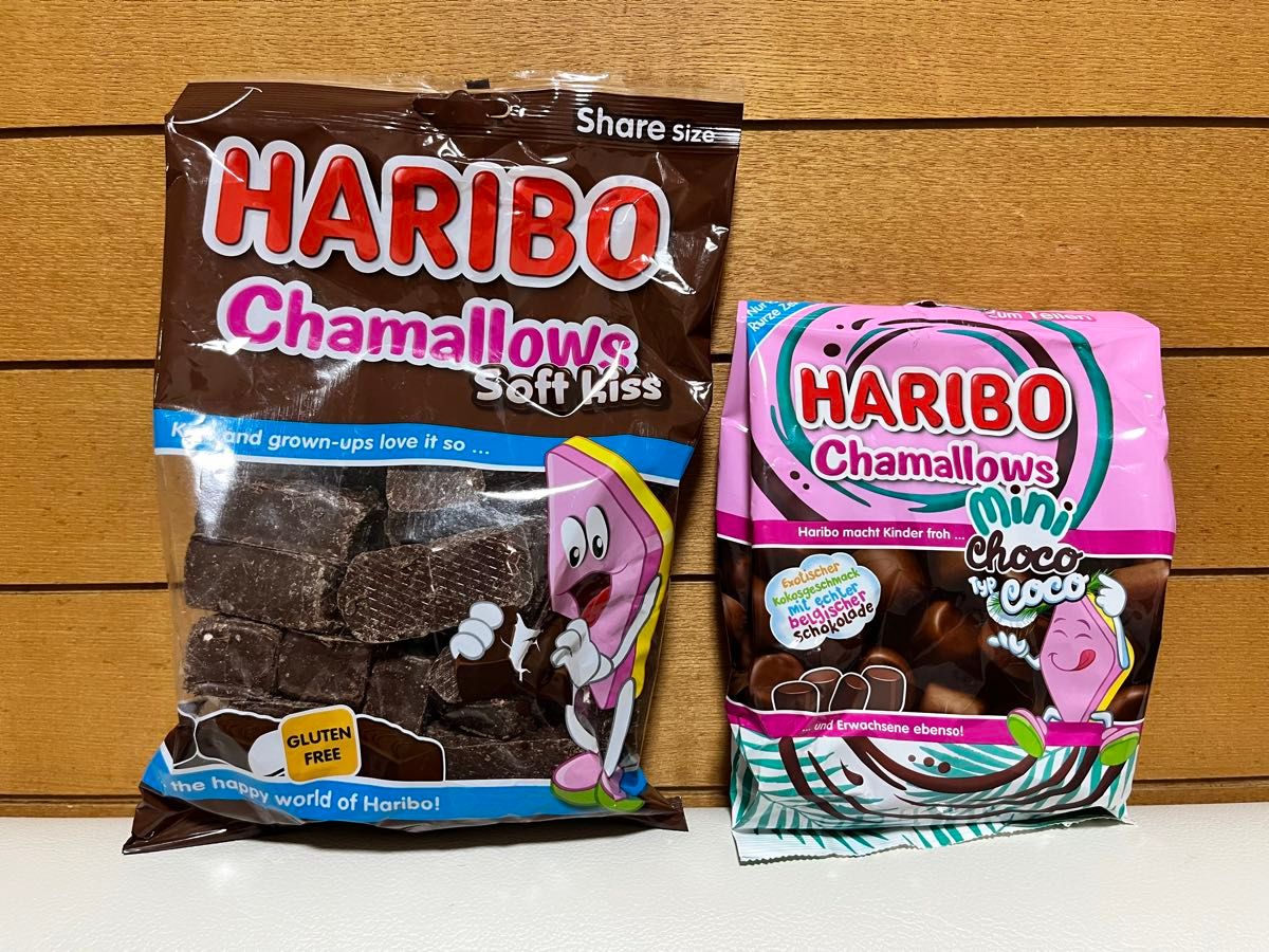 HARIBO ハリボー チョコマシュマロ 日本未発売ココナッツ味の HARIBO ハリボー チョコマシュマロ 日本未発売ココナッツ味の