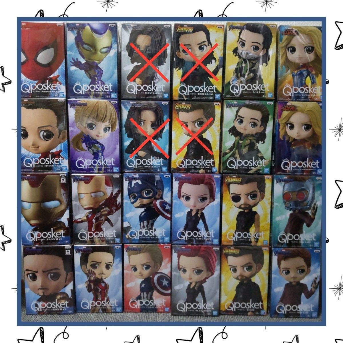 MARVEL Qposket フィギュア まとめ売り アベンジャーズ アイアン MARVEL Qposket フィギュア まとめ売り アベンジャーズ アイアン