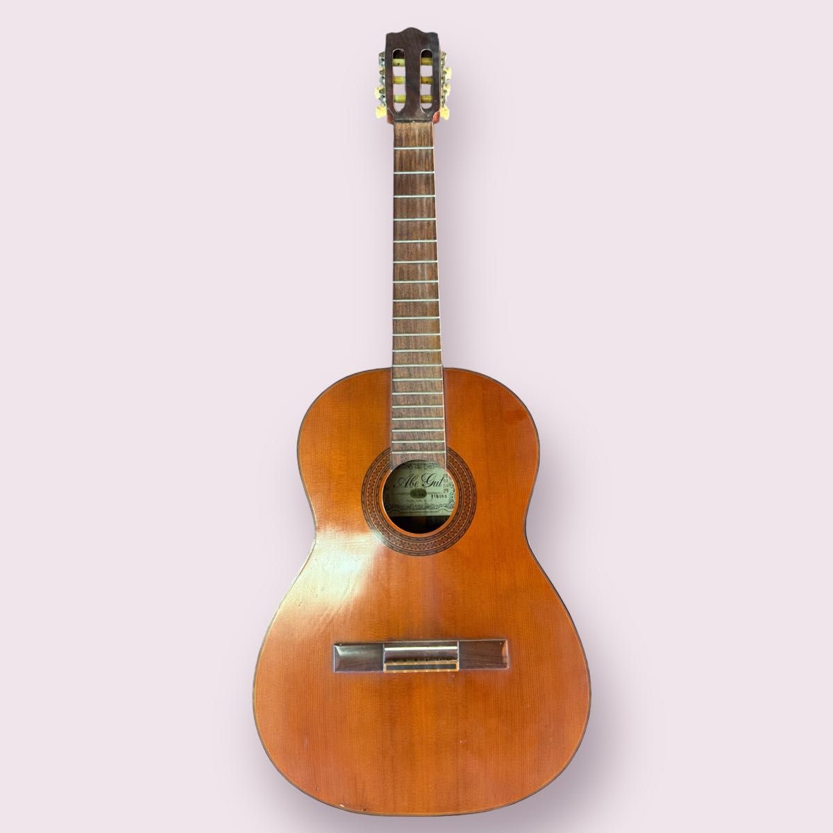 ジャンク品 良音 クラシックギター ガットギター アコギ 阿部 abeGUT Abe gut guitar 63K クラシックギター 阿部保夫|Yahoo!フリマ