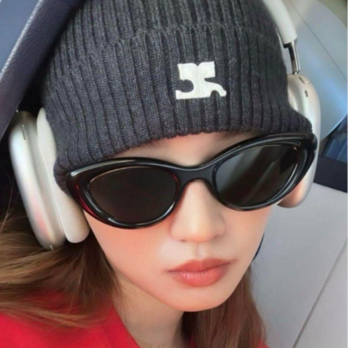 人気 せいらちゃん着用 courreges ビーニー ニット帽 韓国 帽子 人気 せいらちゃん着用 courreges ビーニー ニット帽 韓国 帽子