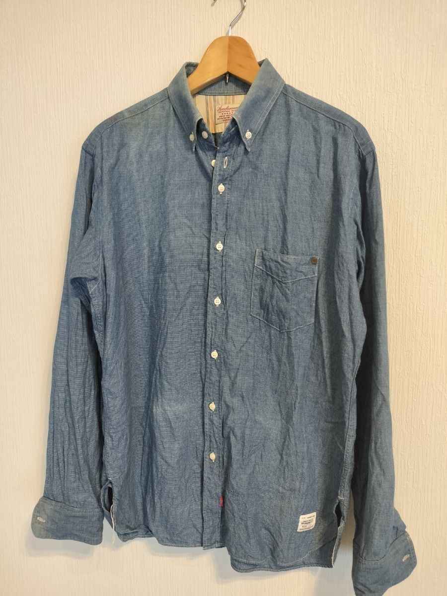 Anachronorm デニムシャツ No 202 アナクロノーム 長袖シャツ Anachronorm デニムシャツ No 202 アナクロノーム 長袖シャツ