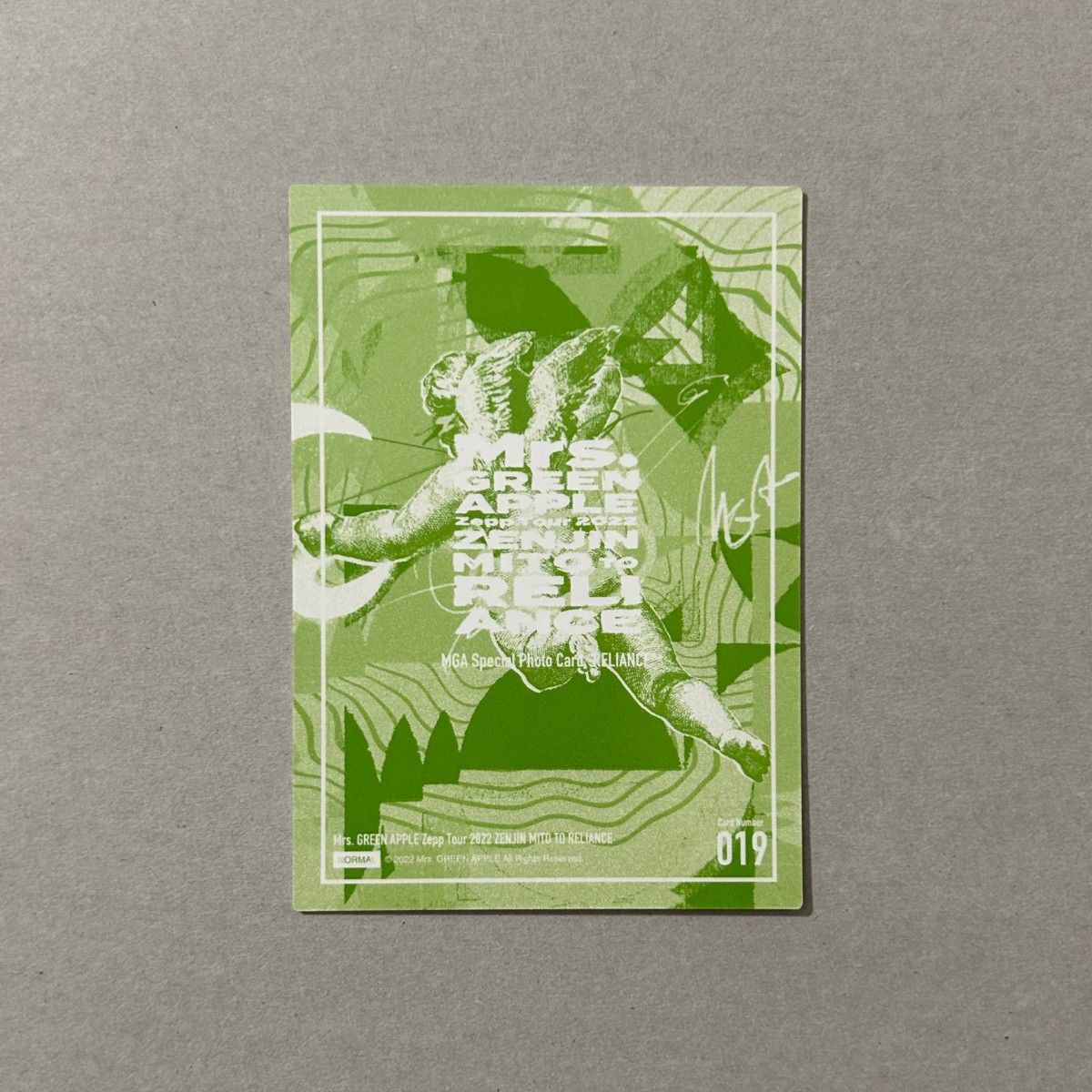 Mrs GREEN APPLE ゼンジン 大森元貴 019 19番 フォトカード Mrs GREEN APPLE ゼンジン 大森元貴 019 19番 フォトカード