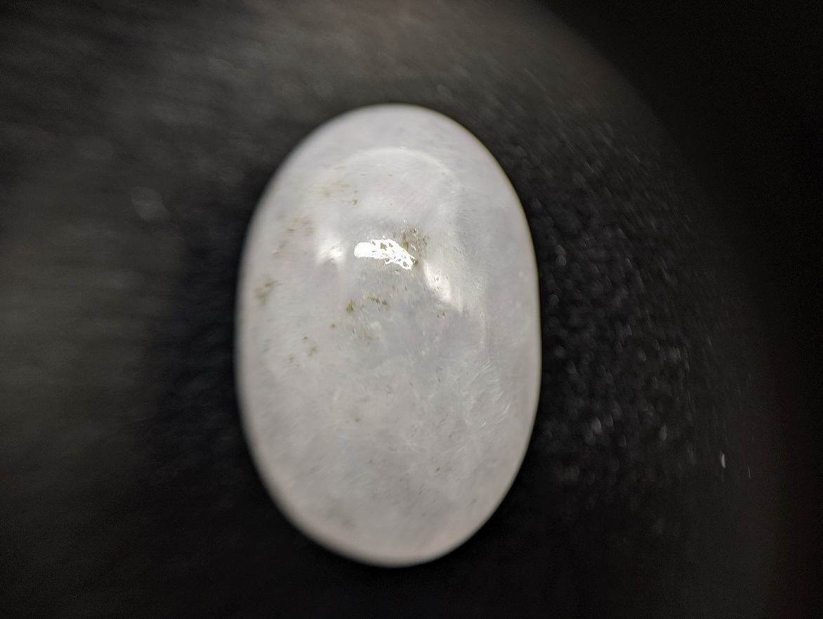 【鑑別付】天然 翡翠 11.169ct ミャンマー産 カボションカット ジェダイト ジェイド ルース 裸石 原石 ひすい ヒスイ ルースケース付 VI-5