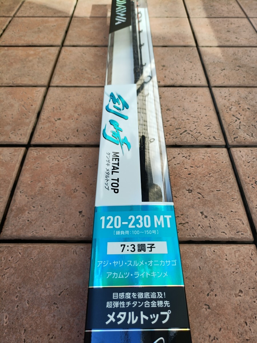 未使用品 ダイワ 剣崎 MT メタルトップ 120-230MT DAIWA 錘負荷 未使用品 ダイワ 剣崎 MT メタルトップ 120-230MT DAIWA 錘負荷