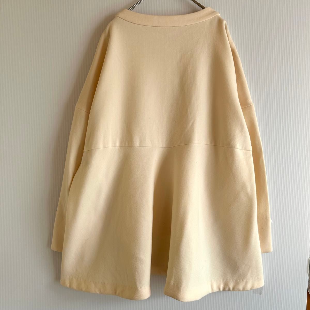 240エンフォルド ストレッチウールゆったりフレアブラウス38 240エンフォルド ストレッチウールゆったりフレアブラウス38