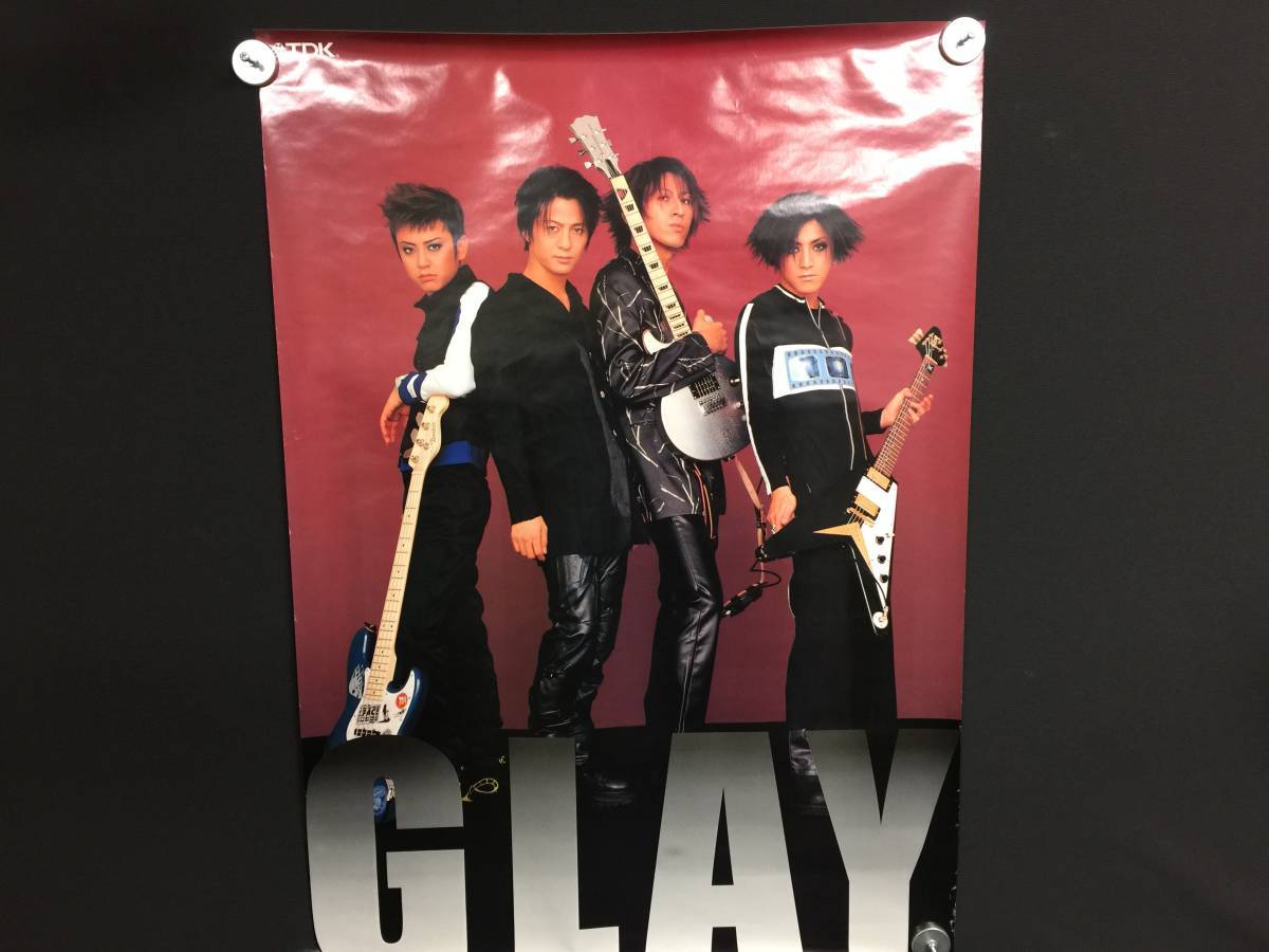 GLAY　ポスター　4枚　まとめて　TDK　　　KK2　　　444_画像1