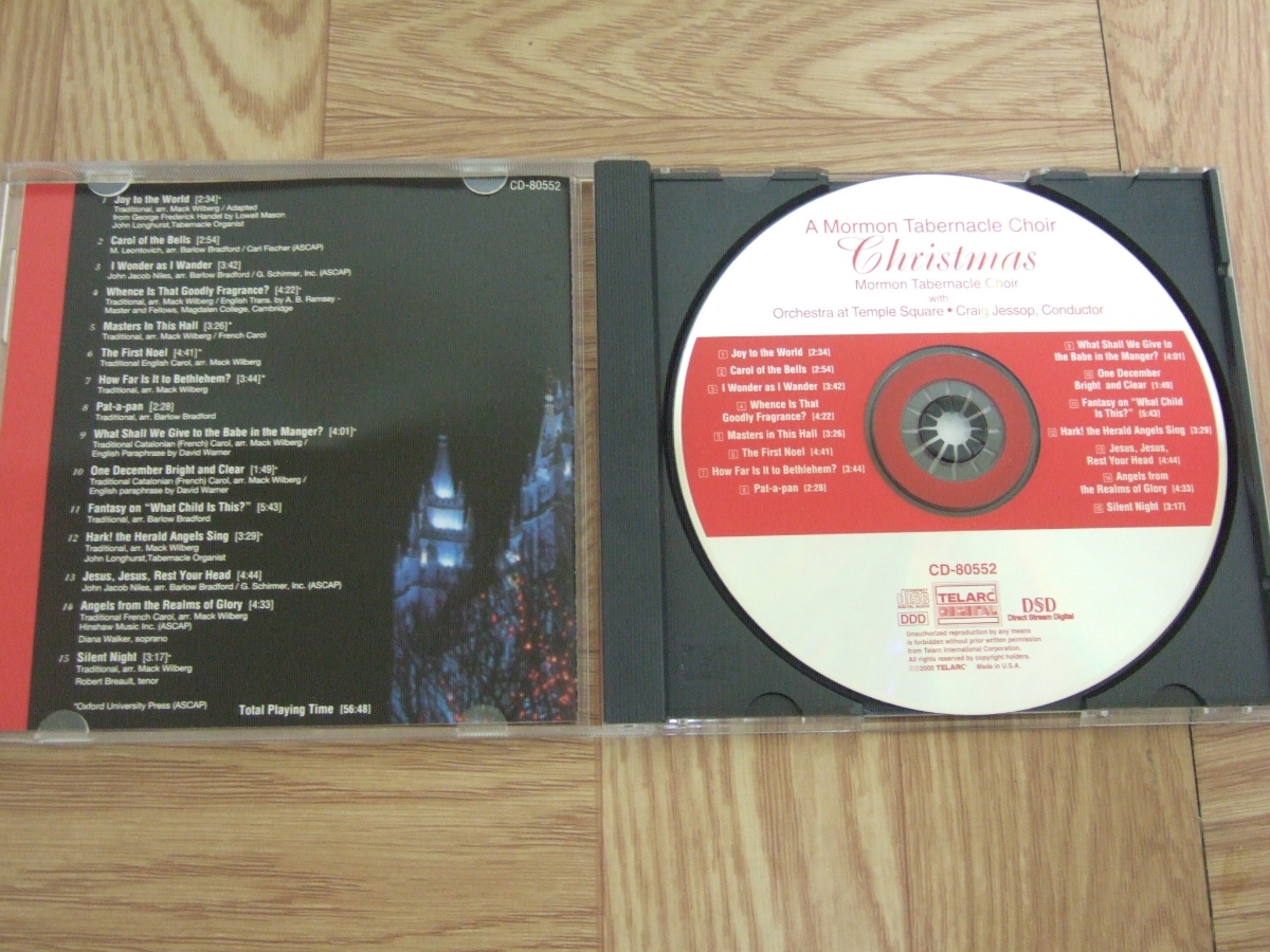 【CD】A Mirmon Tabernacle CHRISTMAS テンプル・スクエアー管弦楽団　_画像3