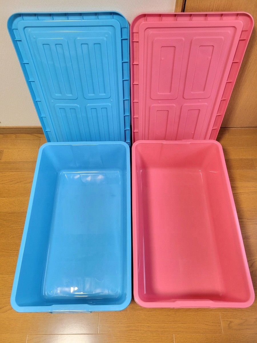昭和レトロ レトロポップな衣装ケース2個セット 収納ケース 昭和レトロ レトロポップな衣装ケース2個セット 収納ケース