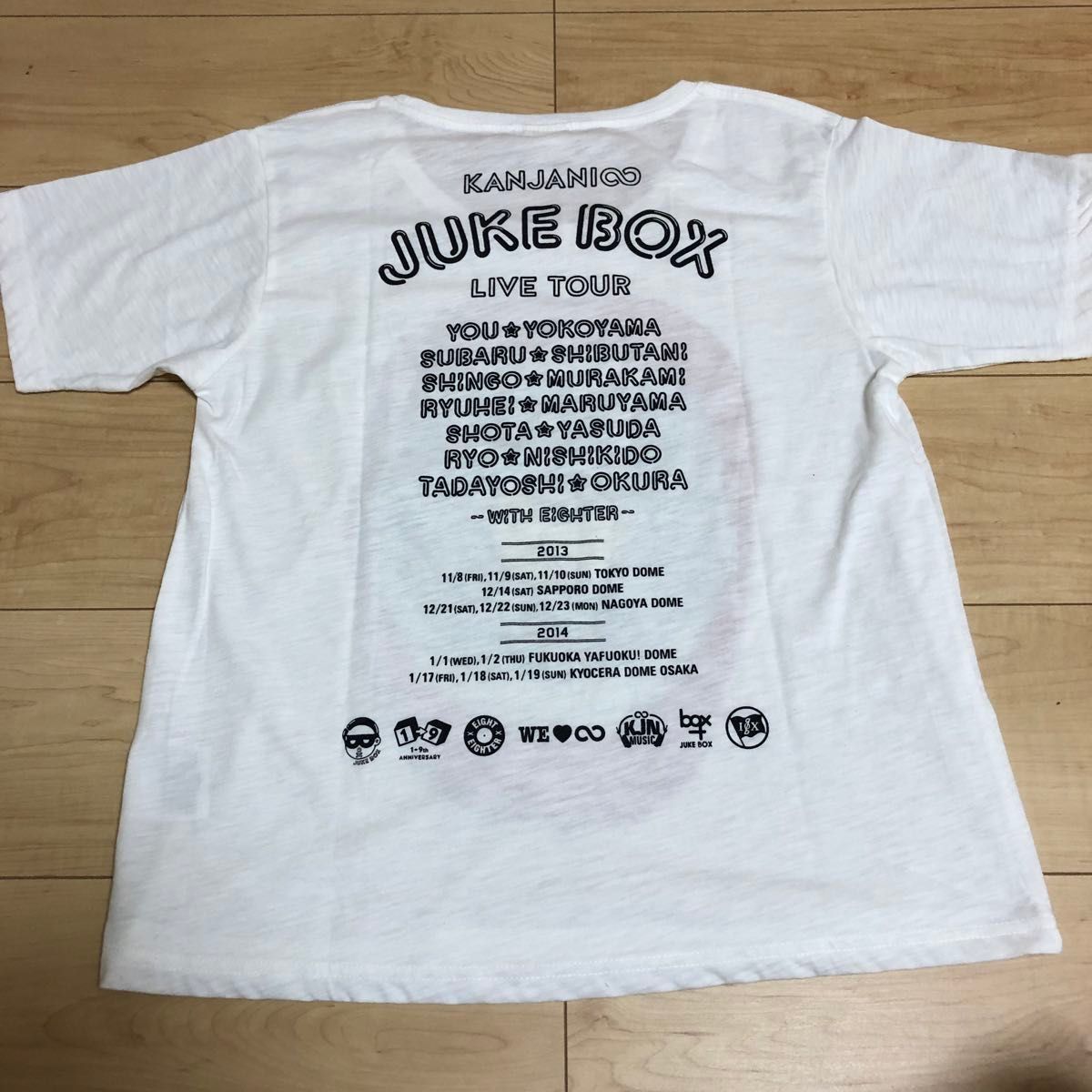 関ジャニ∞ スーパーエイト Tシャツ ジュークボックス 関ジャニ∞ スーパーエイト Tシャツ ジュークボックス