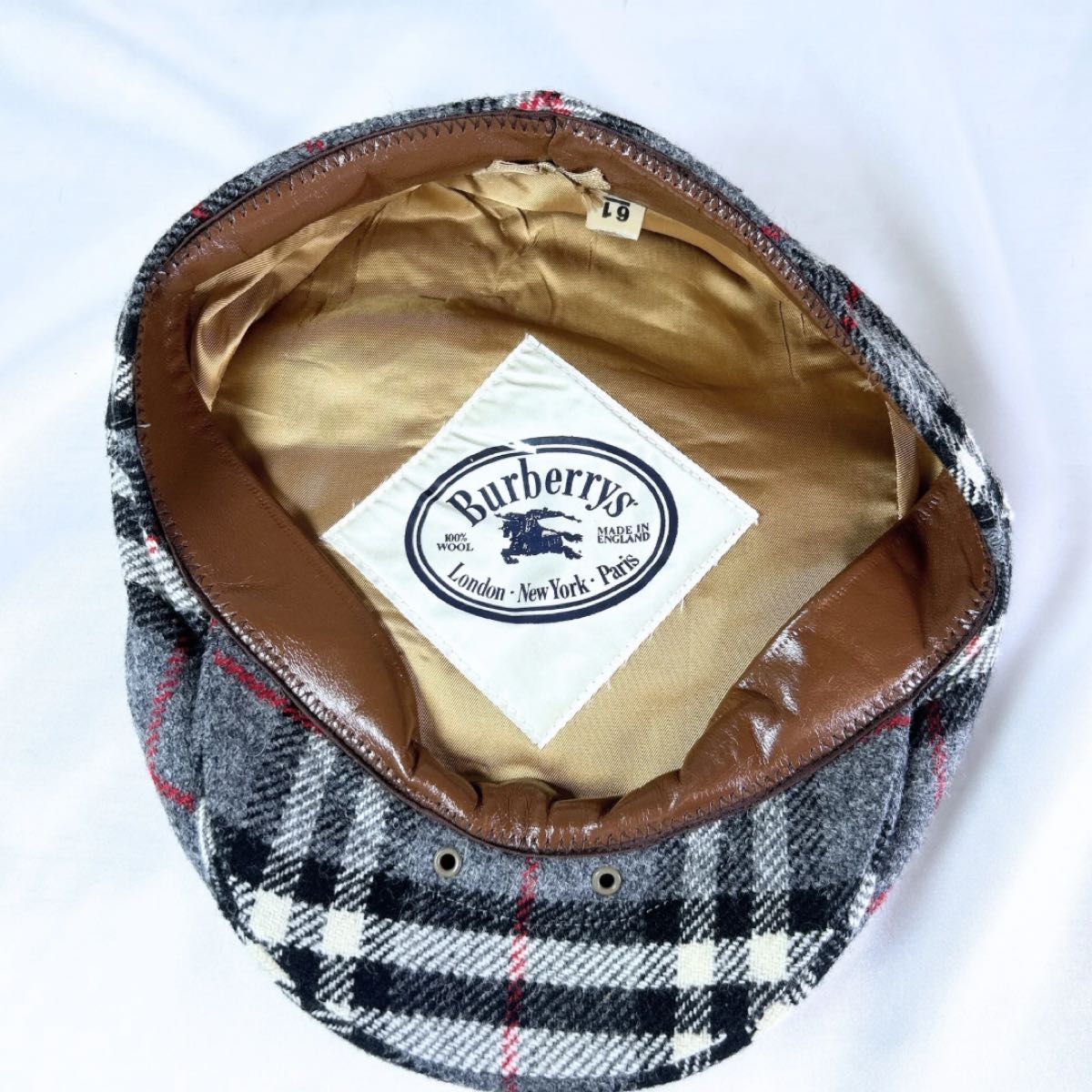 Burberrys バーバリー ハンチング ノバチェック ヴィンテージ XL Burberrys バーバリー ハンチング ノバチェック ヴィンテージ XL