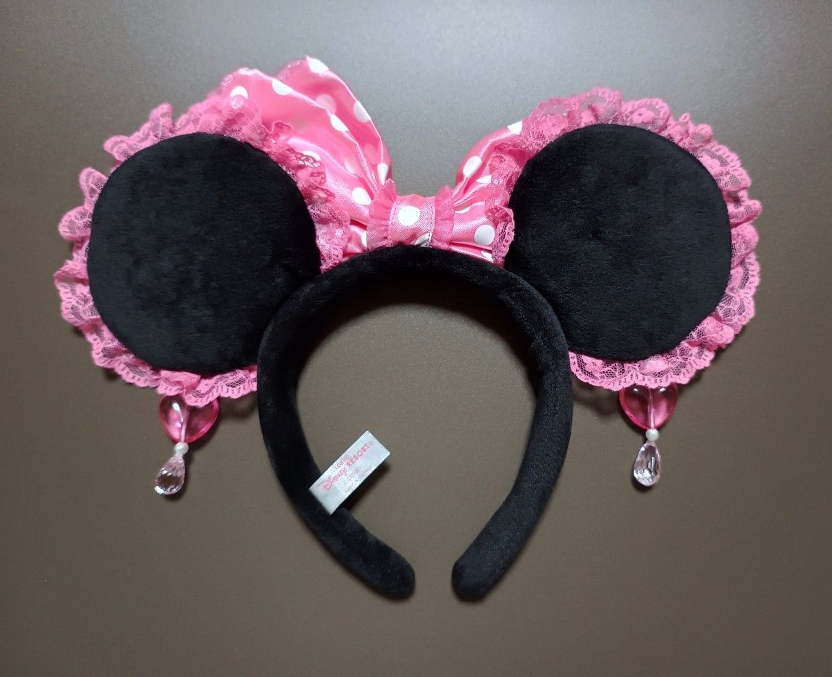 即日発送 ディズニー ミニー カチューシャ ドット ピンク 即日発送 ディズニー ミニー カチューシャ ドット ピンク