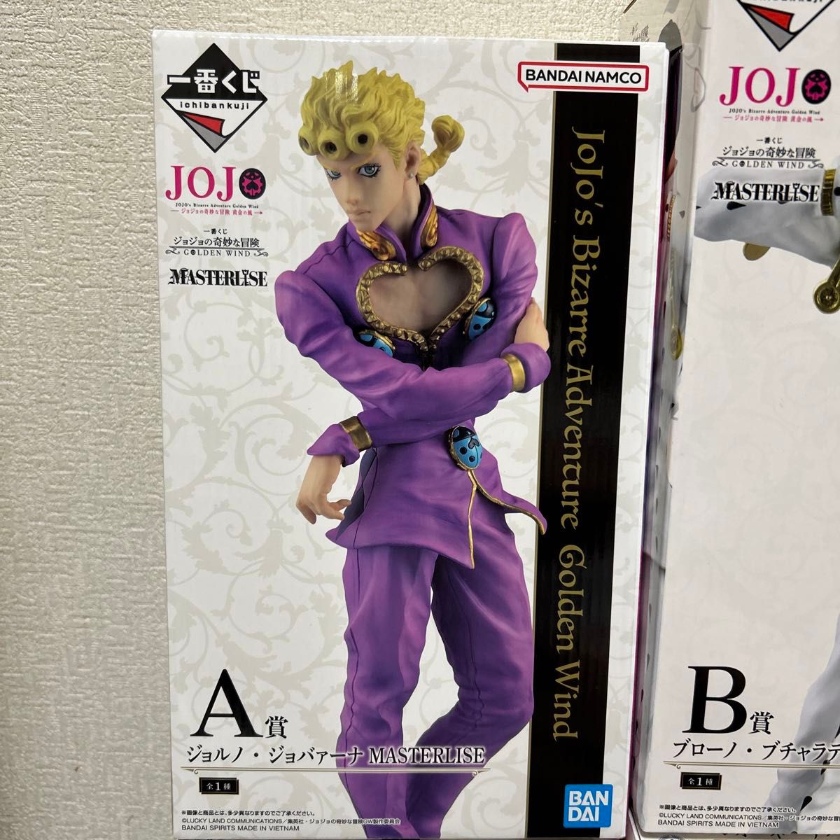 一番くじ ジョジョの奇妙な冒険 黄金の風 フィギュア 3体セット 一番くじ ジョジョの奇妙な冒険 黄金の風 フィギュア 3体セット