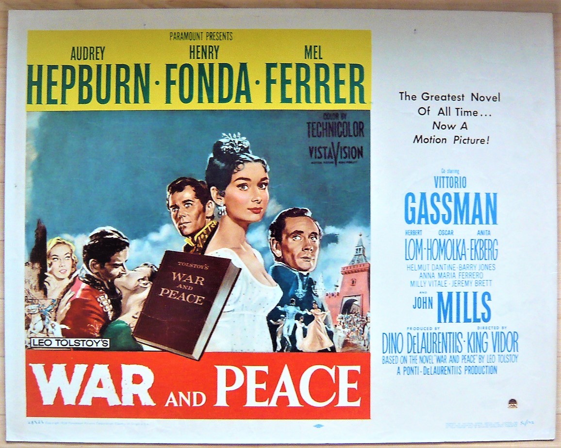 戦争と平和 US版オリジナルポスターHS・B
