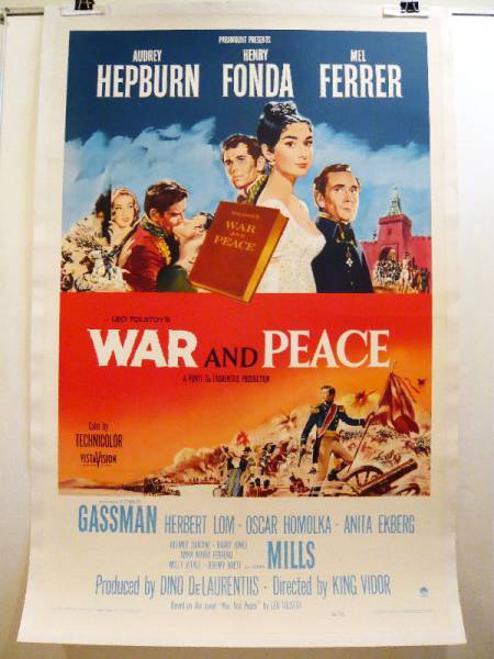 【国内在庫】 戦争と平和 US版オリジナルポスター その他