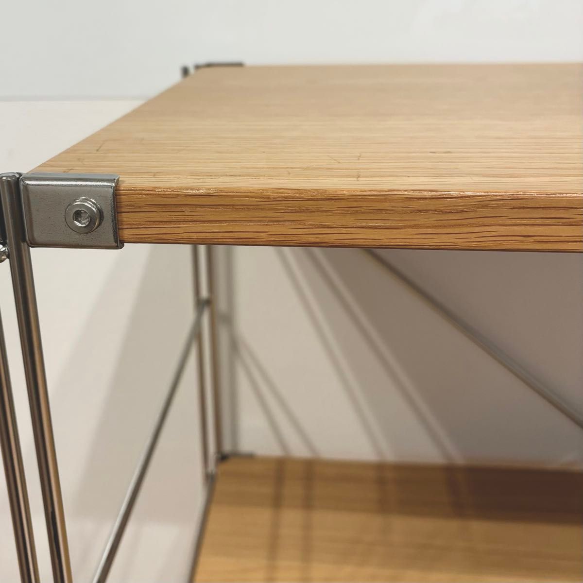 MUJI 無印良品 ステンレス ユニットシェルフ オーク材 棚セット MUJI 無印良品 ステンレス ユニットシェルフ オーク材 棚セット