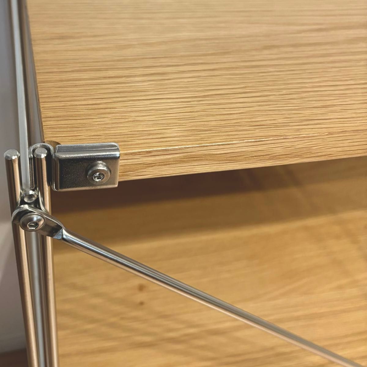 MUJI 無印良品 ステンレス ユニットシェルフ オーク材 棚セット MUJI 無印良品 ステンレス ユニットシェルフ オーク材 棚セット