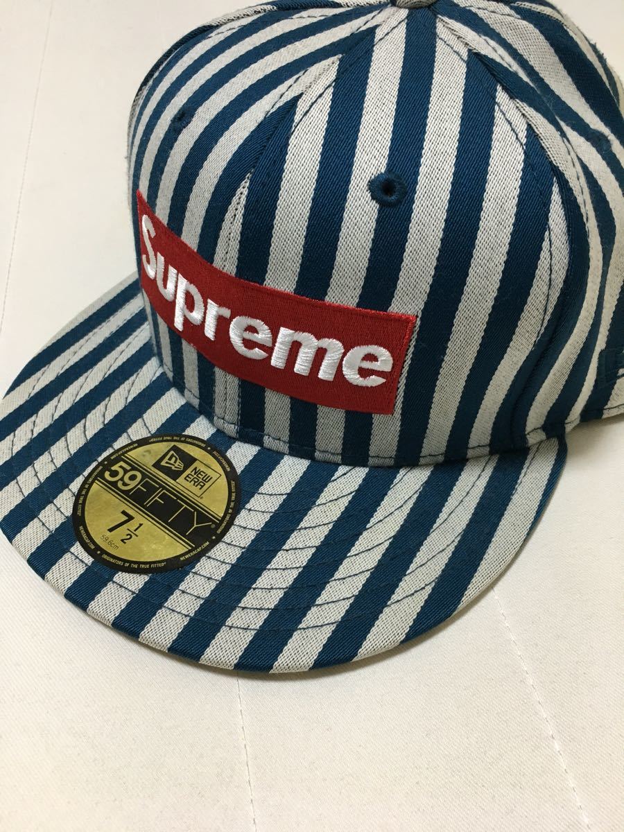 シュプリーム supreme キャップ cap ベースボール ストライプ