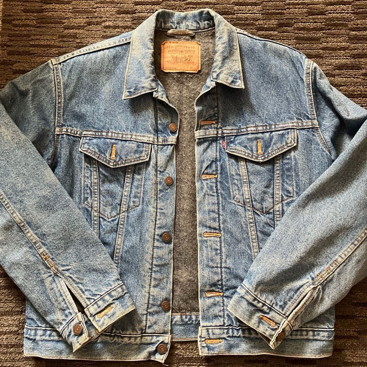90s Levi's 70506-0316ブランケットジャケット希少米国製 size42 90s Levi's 70506-0316ブランケットジャケット希少米国製 size42