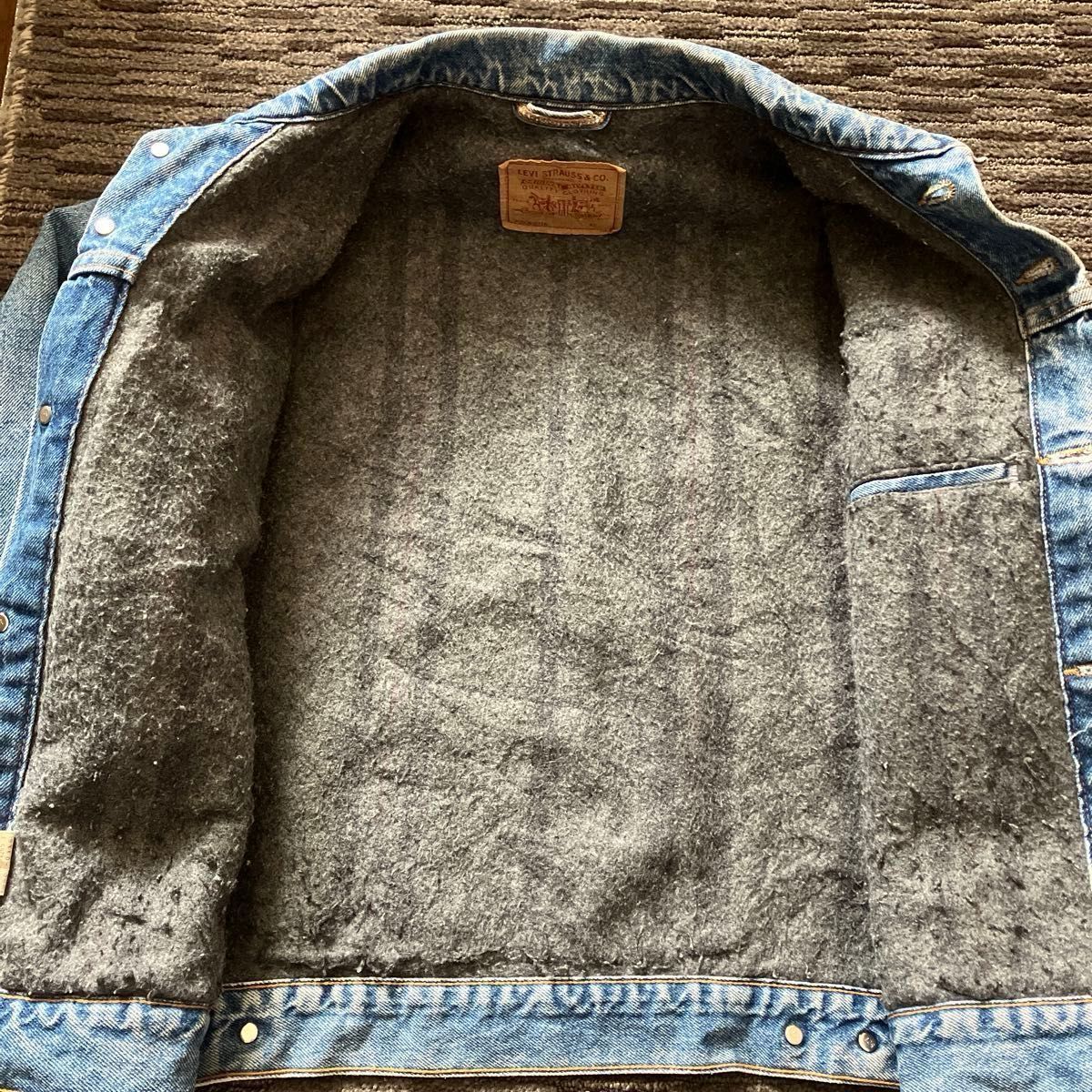 90s Levi's 70506-0316ブランケットジャケット希少米国製 size42 90s Levi's 70506-0316ブランケットジャケット希少米国製 size42