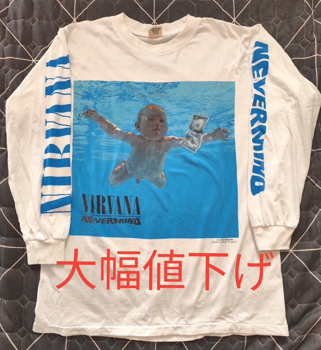 anvil Nirvana ニルヴァーナ ネバーマインド Tシャツ90s anvil Nirvana ニルヴァーナ ネバーマインド Tシャツ90s