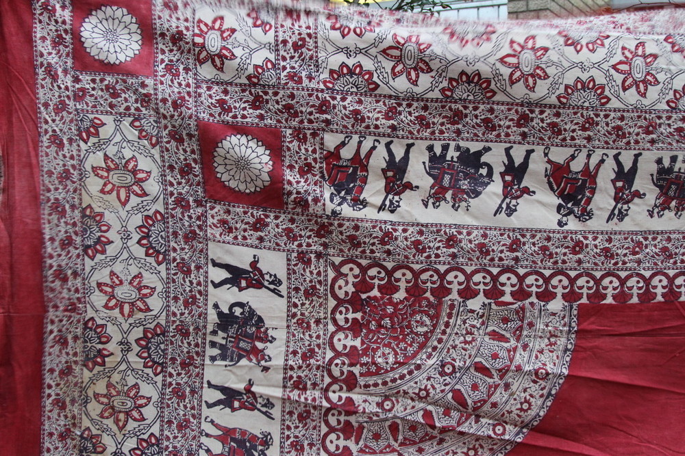  south India tree cotton ...... tapestry unusual pattern 19 century middle about 
