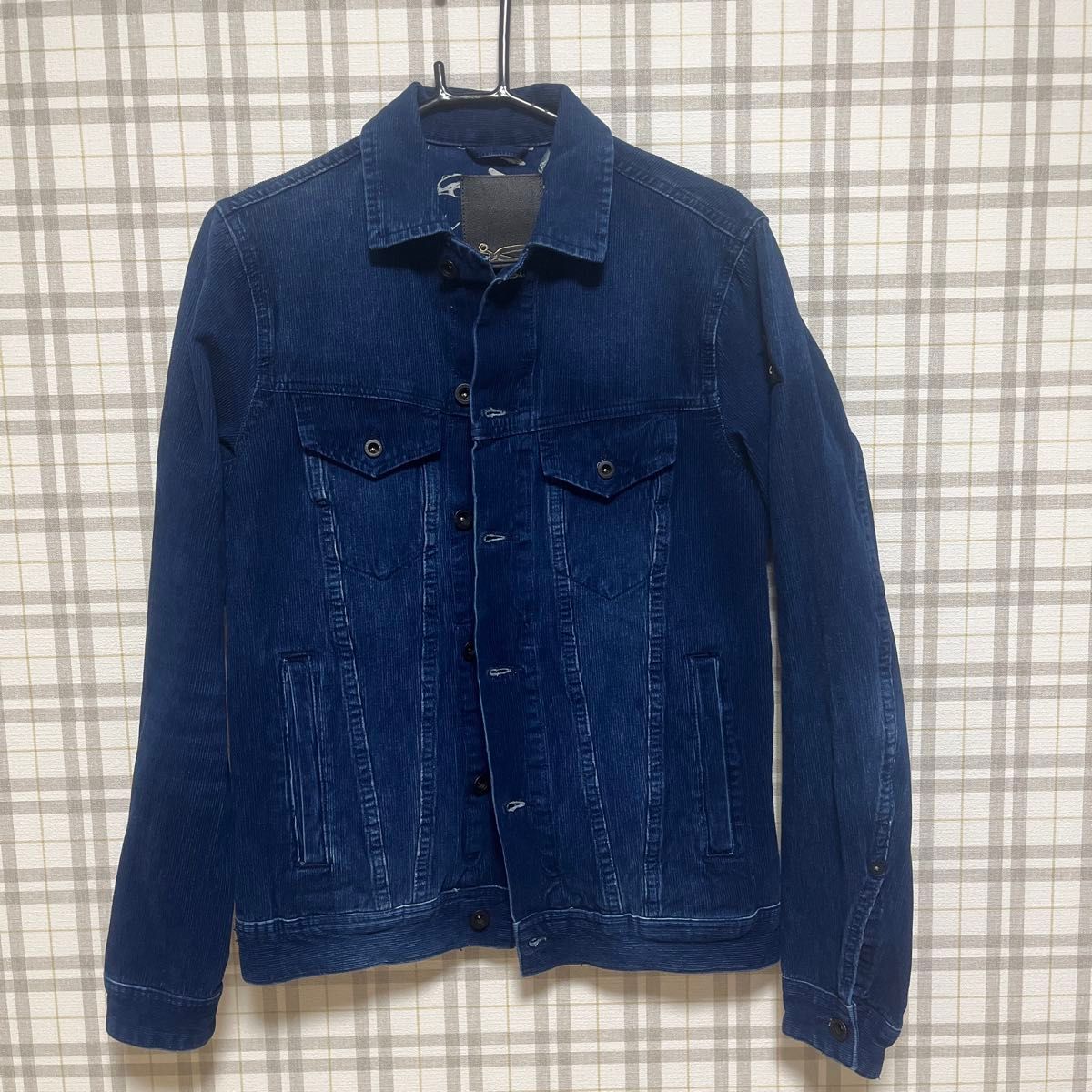 美品 DENHAM デンハム コーデュロイ ジャケット 三角ロゴ S 美品 DENHAM デンハム コーデュロイ ジャケット 三角ロゴ S