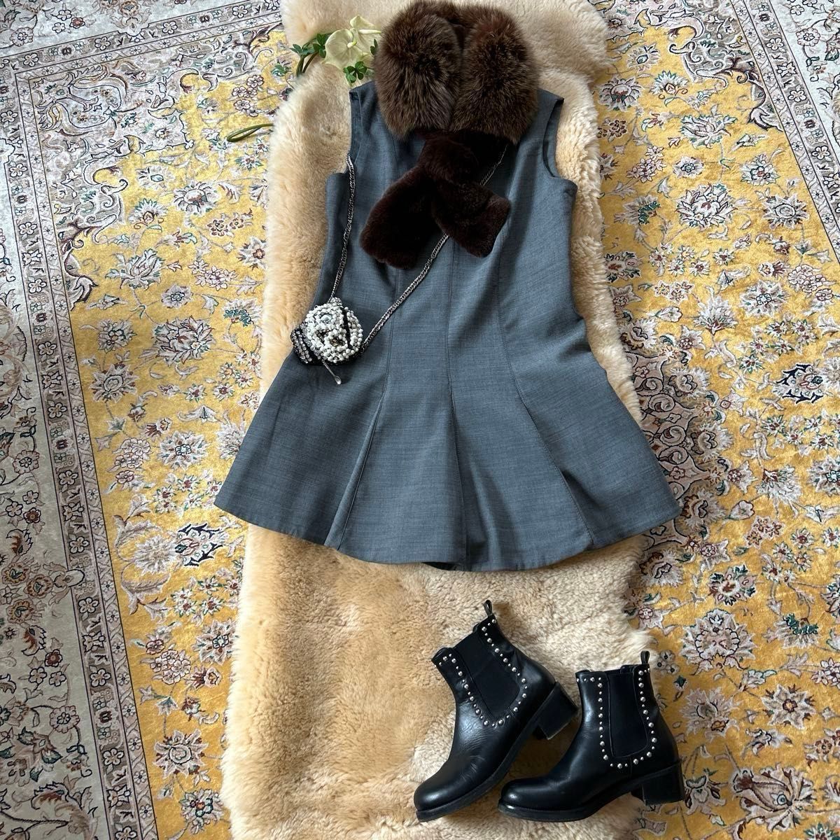 ZARA ZW COLLECTION スケーターワンピース グレー|Yahoo!フリマ ZARA ZW COLLECTION スケーターワンピース グレー|Yahoo!フリマ