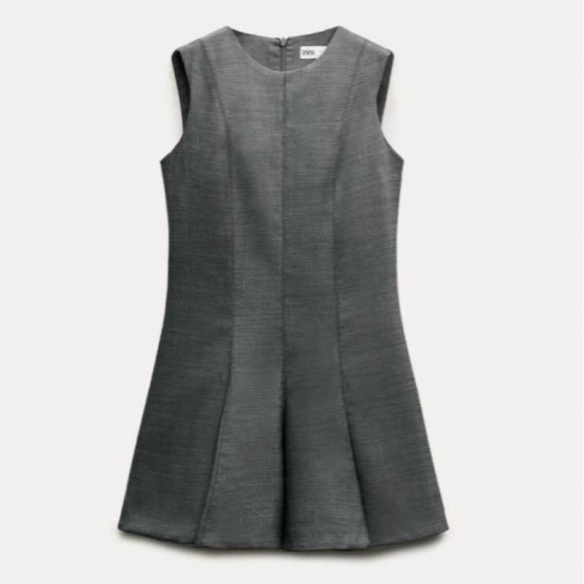 ZARA ZW COLLECTION スケーターワンピース グレー|Yahoo!フリマ ZARA ZW COLLECTION スケーターワンピース グレー|Yahoo!フリマ