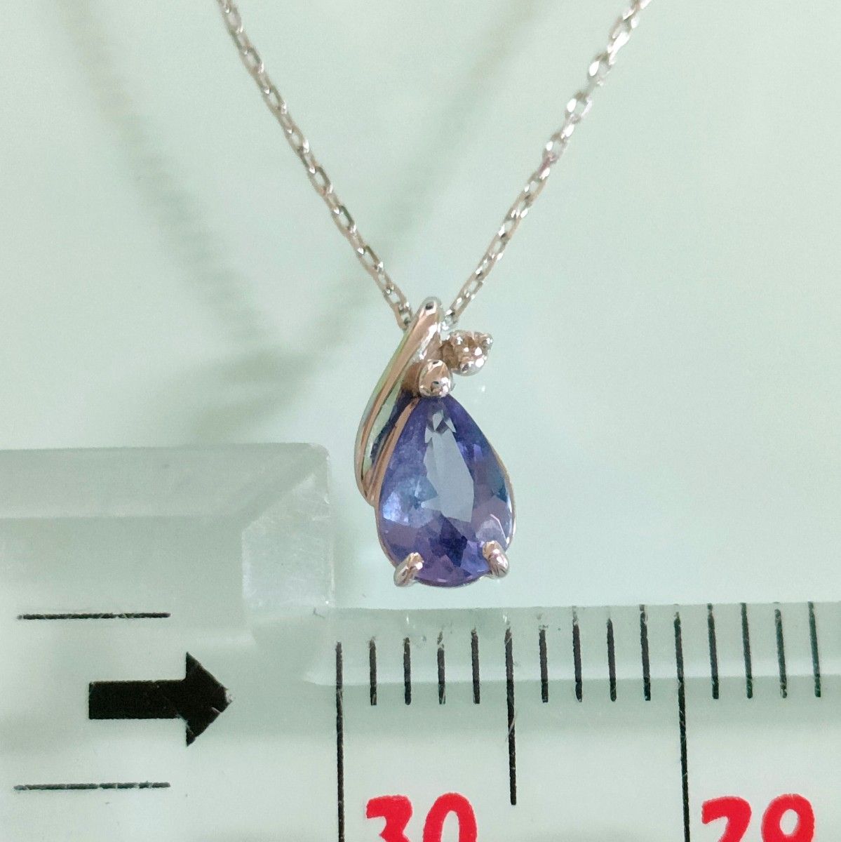 美品 4℃ 2023 クリスマス 限定 K10 WG タンザナイト 美品 4℃ 2023 クリスマス 限定 K10 WG タンザナイト