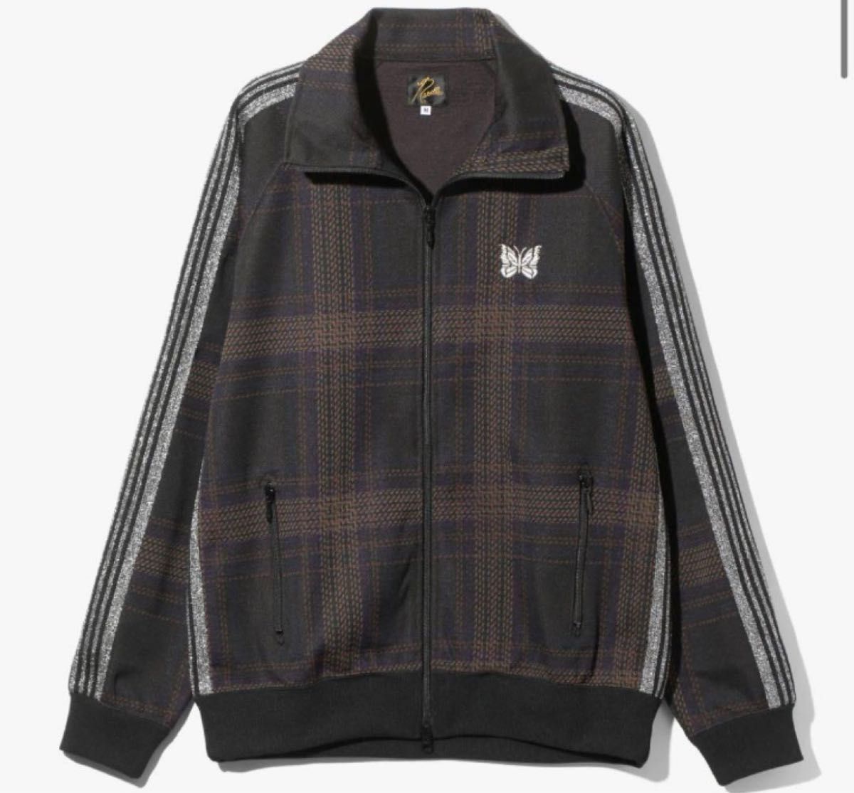needles 23aw 直営店 トラックジャケット ブラウン チェック L needles 23aw 直営店 トラックジャケット ブラウン チェック L