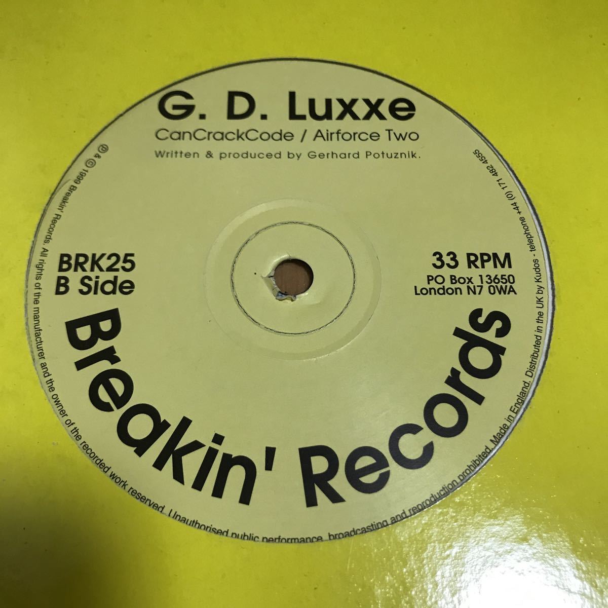 【Electro】G.D. Luxxe / Superamerica - Breakin' Records エレクトロ_画像2