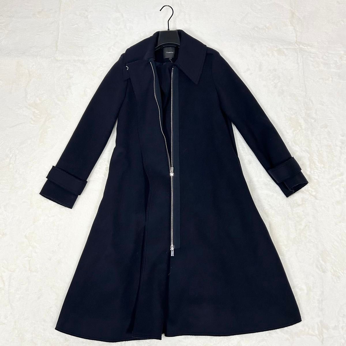 未使用品 Theory CLOAK COAT ウール カシミヤ ロングコート 未使用品 Theory CLOAK COAT ウール カシミヤ ロングコート