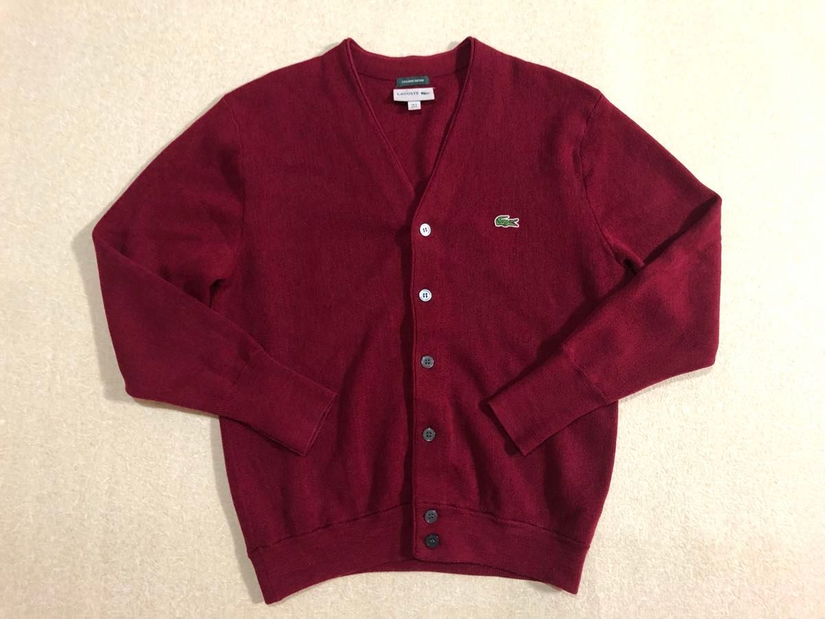 美品 サイズ3 LACOSTE ラコステ カーディガン 赤|Yahoo!フリマ 美品 サイズ3 LACOSTE ラコステ カーディガン 赤|Yahoo!フリマ