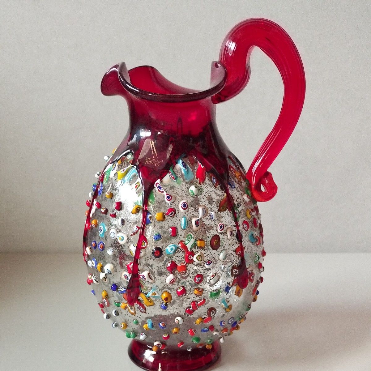MURANO ミルフィオリ 水差し 花瓶