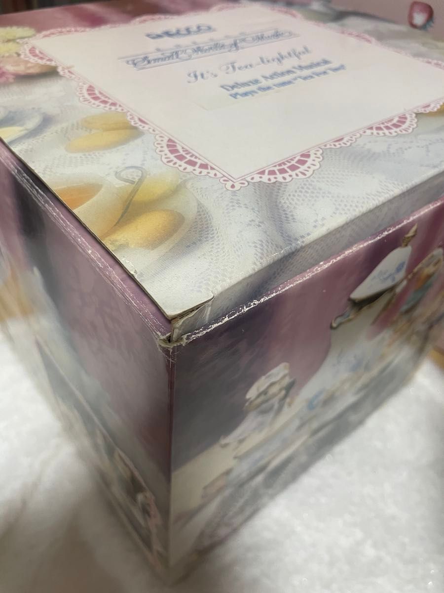エネスコ オルゴール ティーパーティ ネズミ レトロ ENESCO エネスコ オルゴール ティーパーティ ネズミ レトロ ENESCO