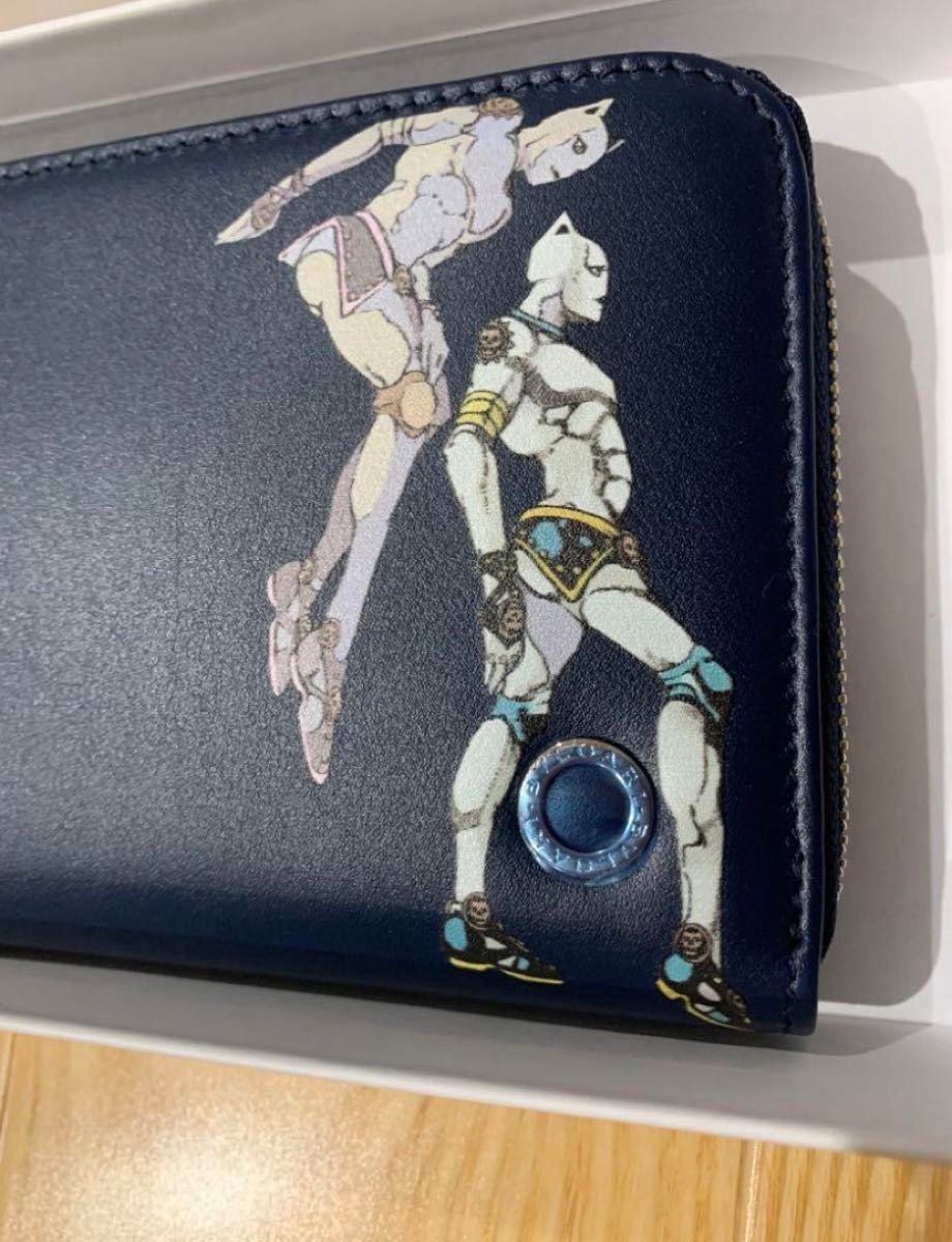 BVLGARI×荒木飛呂彦 コラボ 長財布 ネイビー系|Yahoo!フリマ BVLGARI×荒木飛呂彦 コラボ 長財布 ネイビー系|Yahoo!フリマ