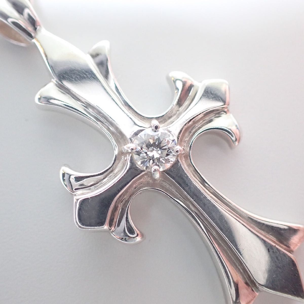 クロス 天然ダイヤ0 314ct シルバー925 ペンダントネックレス クロス 天然ダイヤ0 314ct シルバー925 ペンダントネックレス