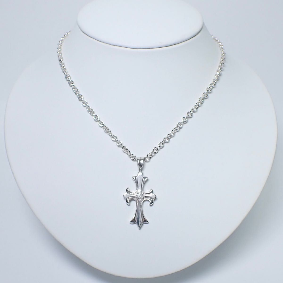 クロス 天然ダイヤ0 314ct シルバー925 ペンダントネックレス クロス 天然ダイヤ0 314ct シルバー925 ペンダントネックレス